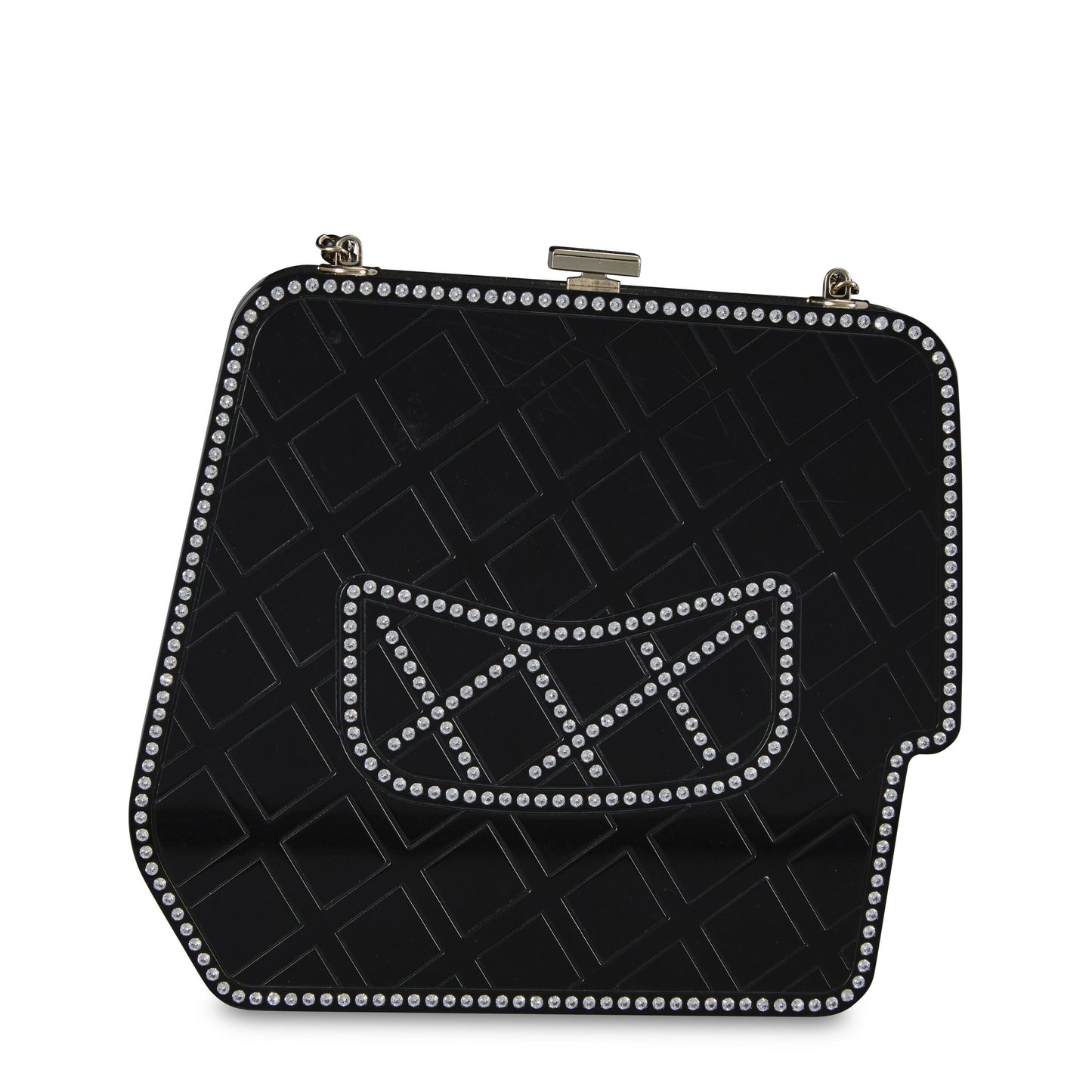 Chanel Métiers d’Art Paris–Cosmopolite 2017 Black Lucite Evening Bag