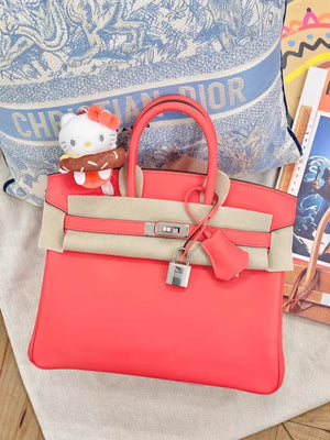 Hermès Birkin 25 Jaipur pink T5 Swift leather palladium hardware