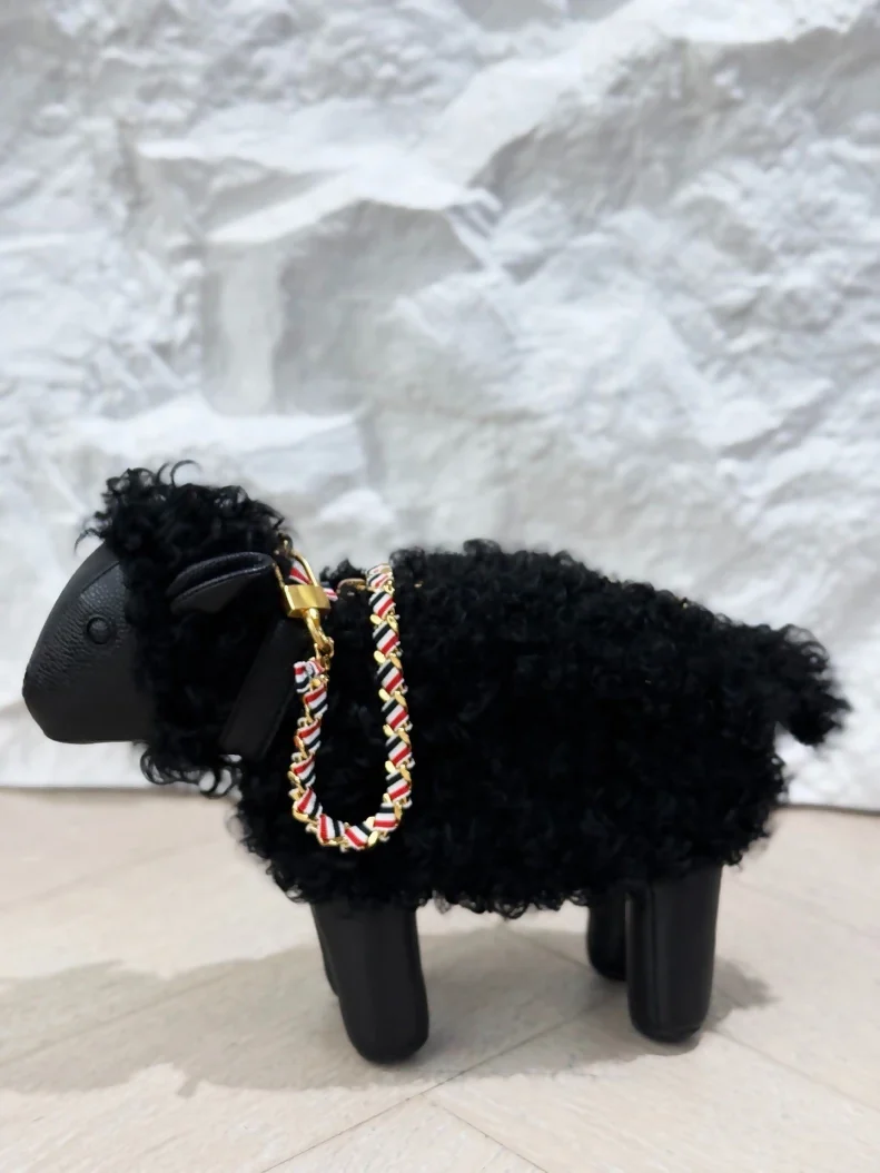 THOM BROWNE black lamb bag