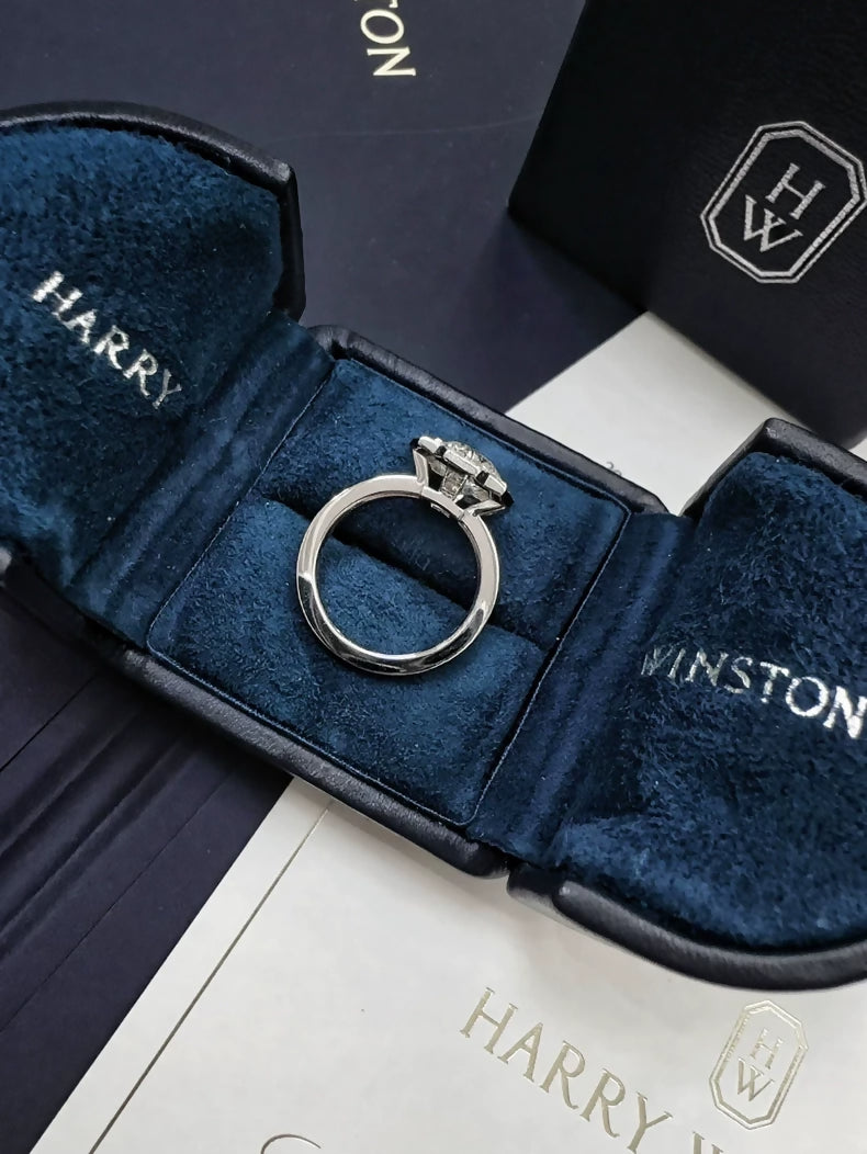 Harry Winston Belle engagement/wedding ring