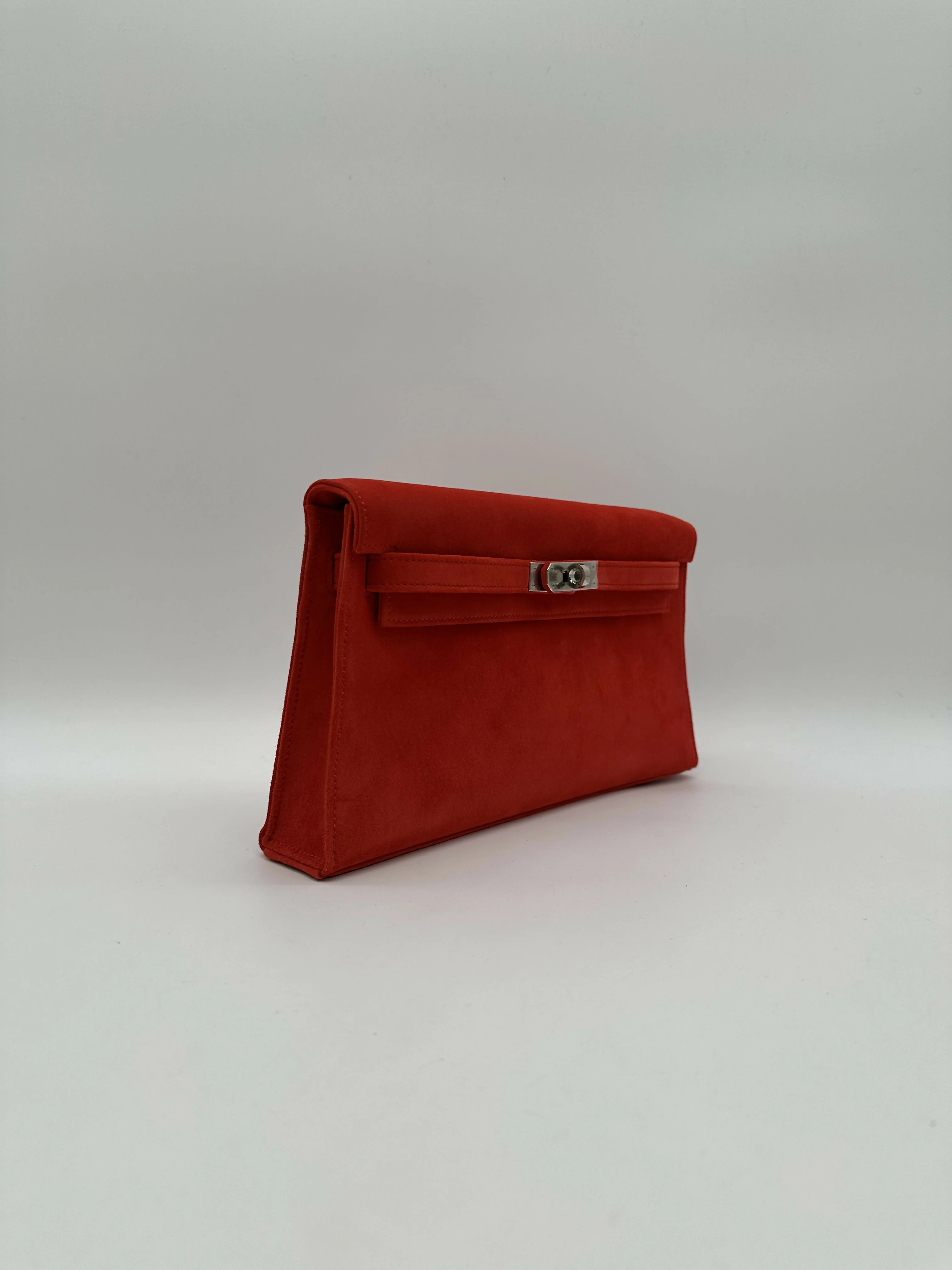 Hermès Kelly Elan Doblis Capucine Suede PHW W 2025