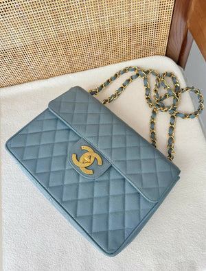 Chanel Vintage Lambskin Maxi Flap Bag
