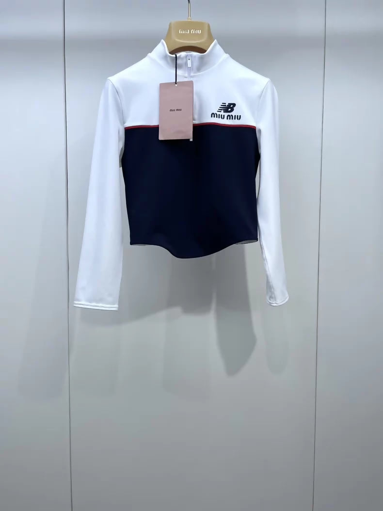 Miu Miu  New Balance cropped athletic top