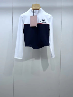 Miu Miu  New Balance cropped athletic top