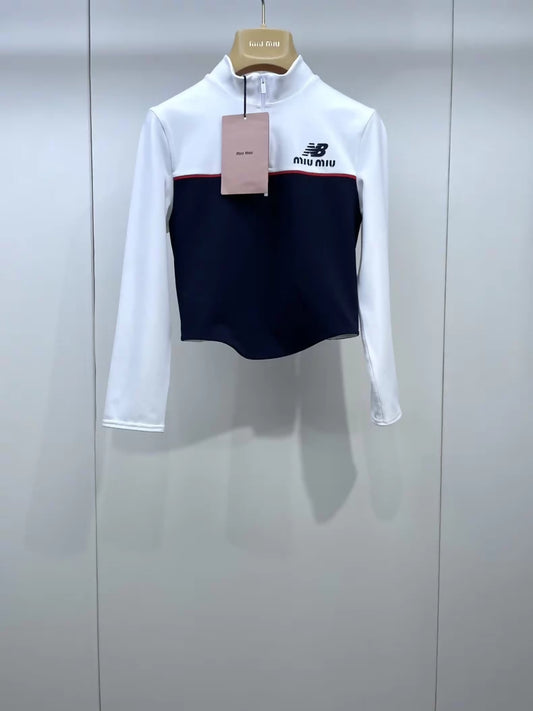Miu Miu  New Balance cropped athletic top