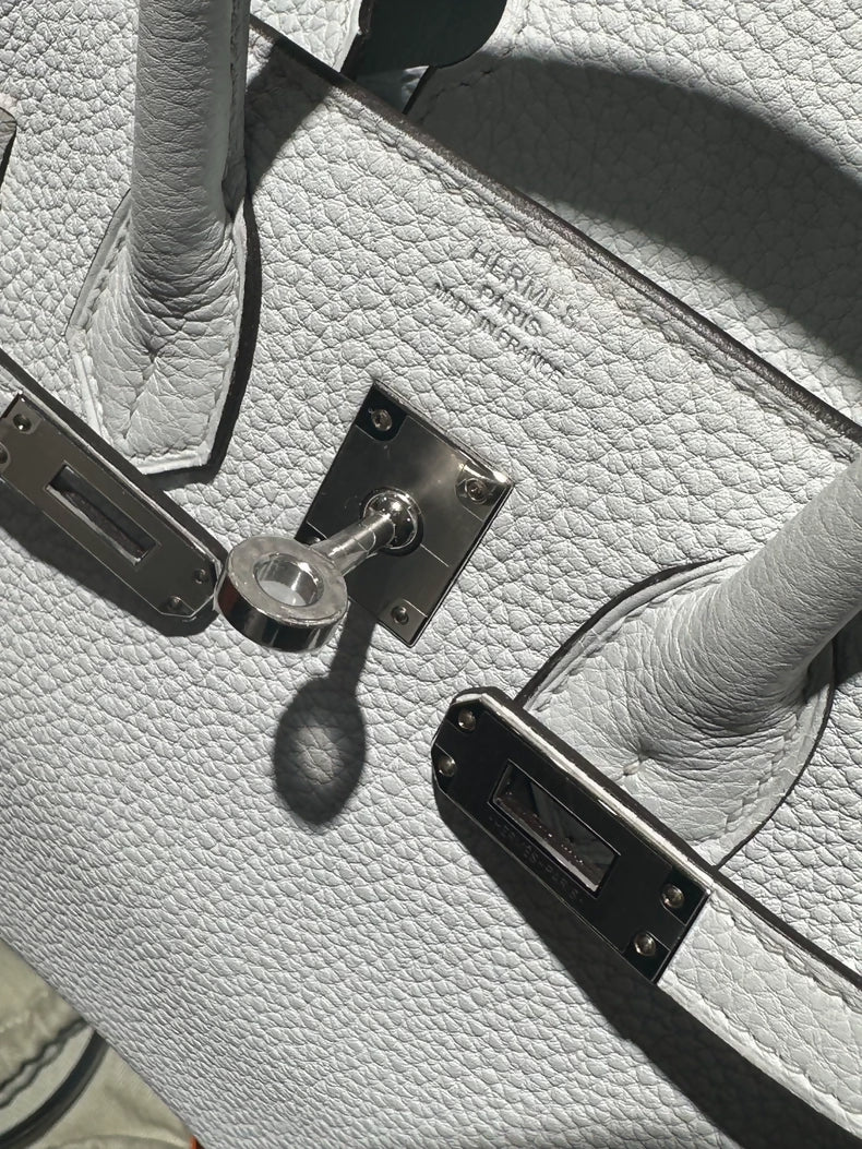 Hermès Birkin 25 Gris Platine Togo leather Palladium Hardware
