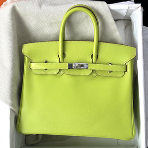 Hermès Birkin 25 Kiwi Epsom with Palladium Hardware