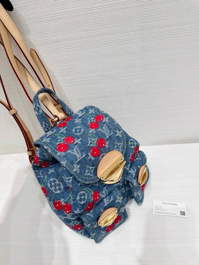Louis Vuitton/Takashi Murakami collaboration cherry backpack