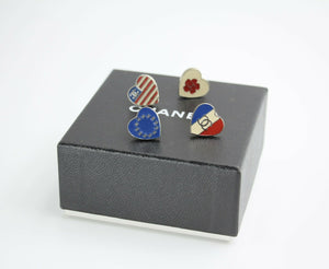 Chanel Vintage 03A Metal American Style Heart Brooch
