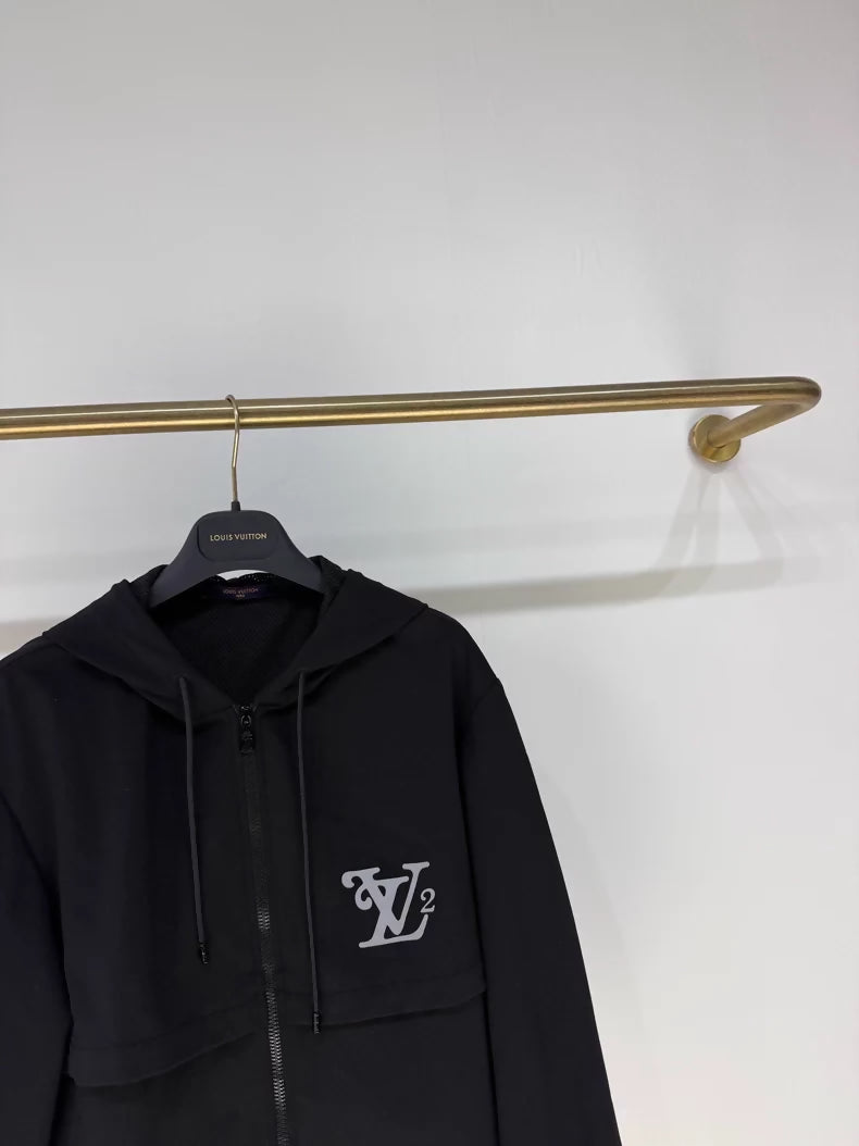 Louis Vuitton/LV Black Zip-Up Jacket