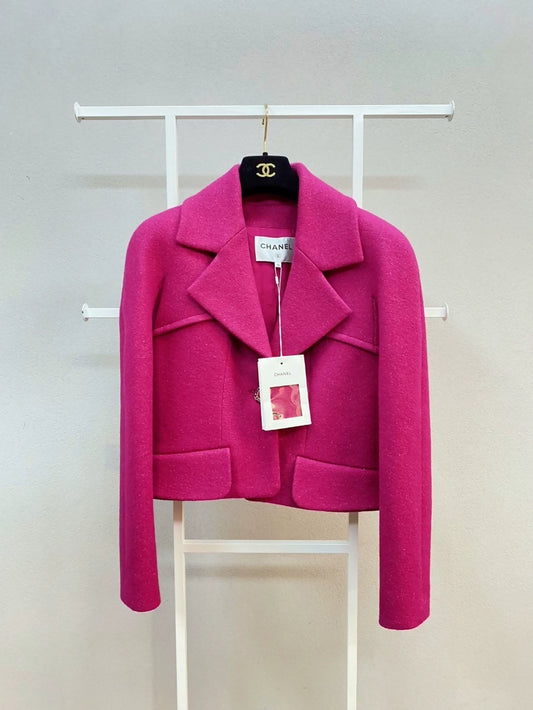 Chanel Rose tweed jackets
