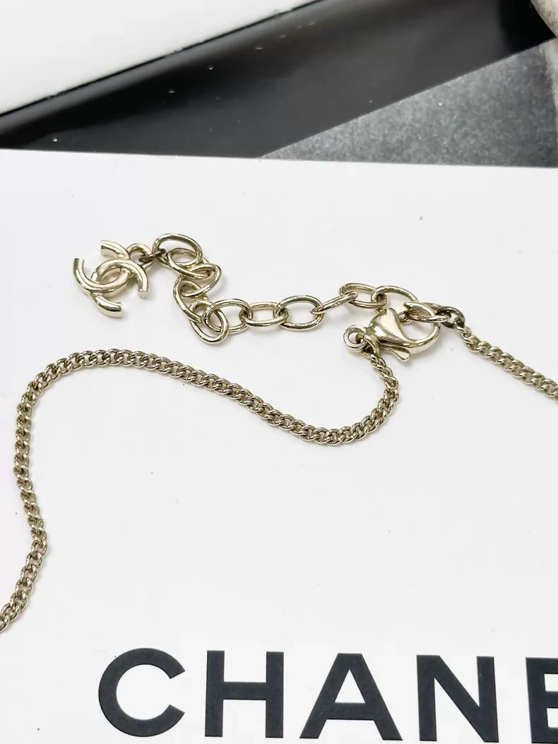 Chanel Spring/Summer 2022 pink dice necklace