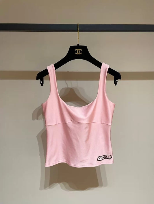Chanel Métiers dArt pink top