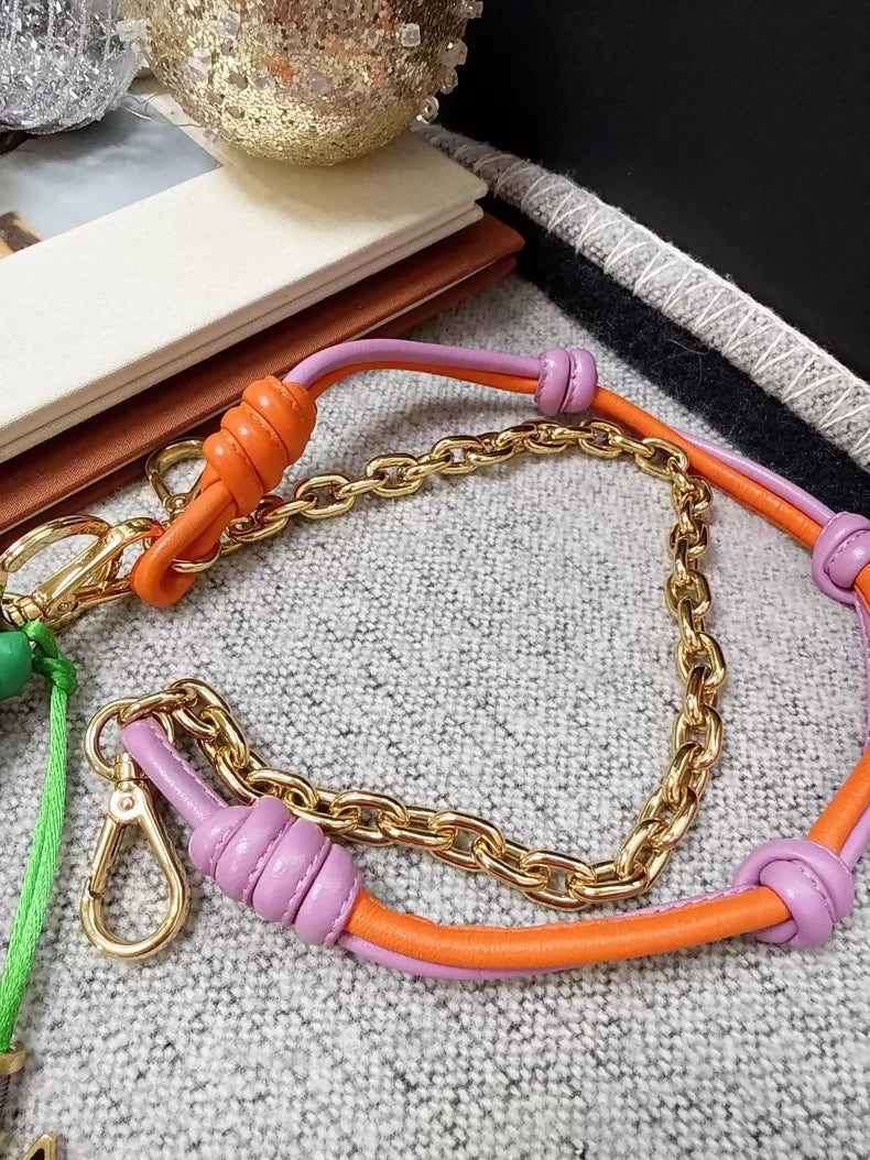 Prada Pop Knot Handbag Charm with Pendant