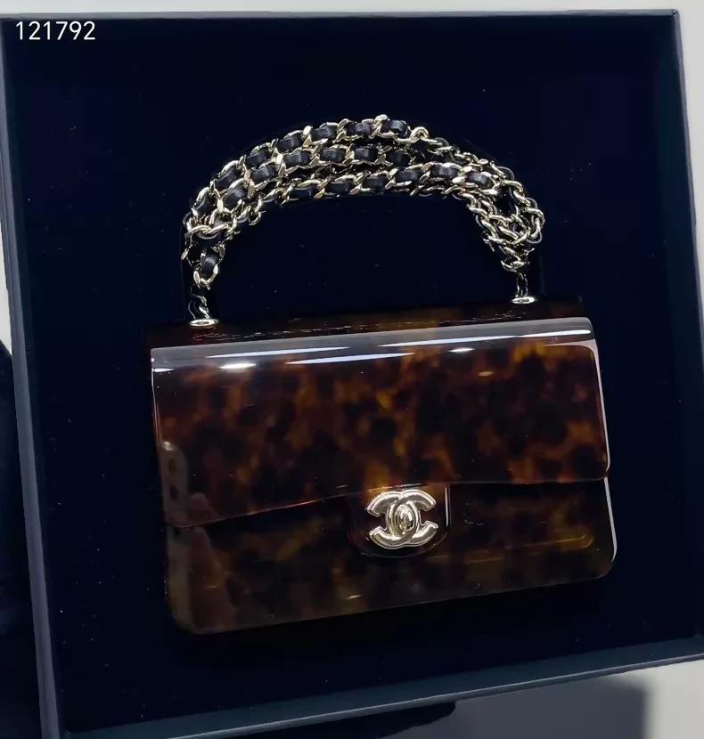 Chanel 26C CF tortoise shell mini bag