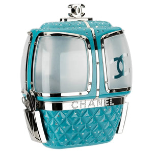 Chanel Turquoise “Evening in the Mountain” Gondola Minaudière – Fall/Winter 2019