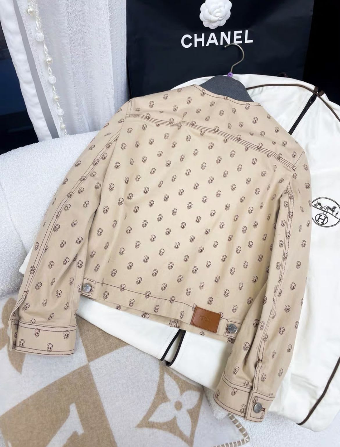 Hermes "Chaine dAncre" denim jacket