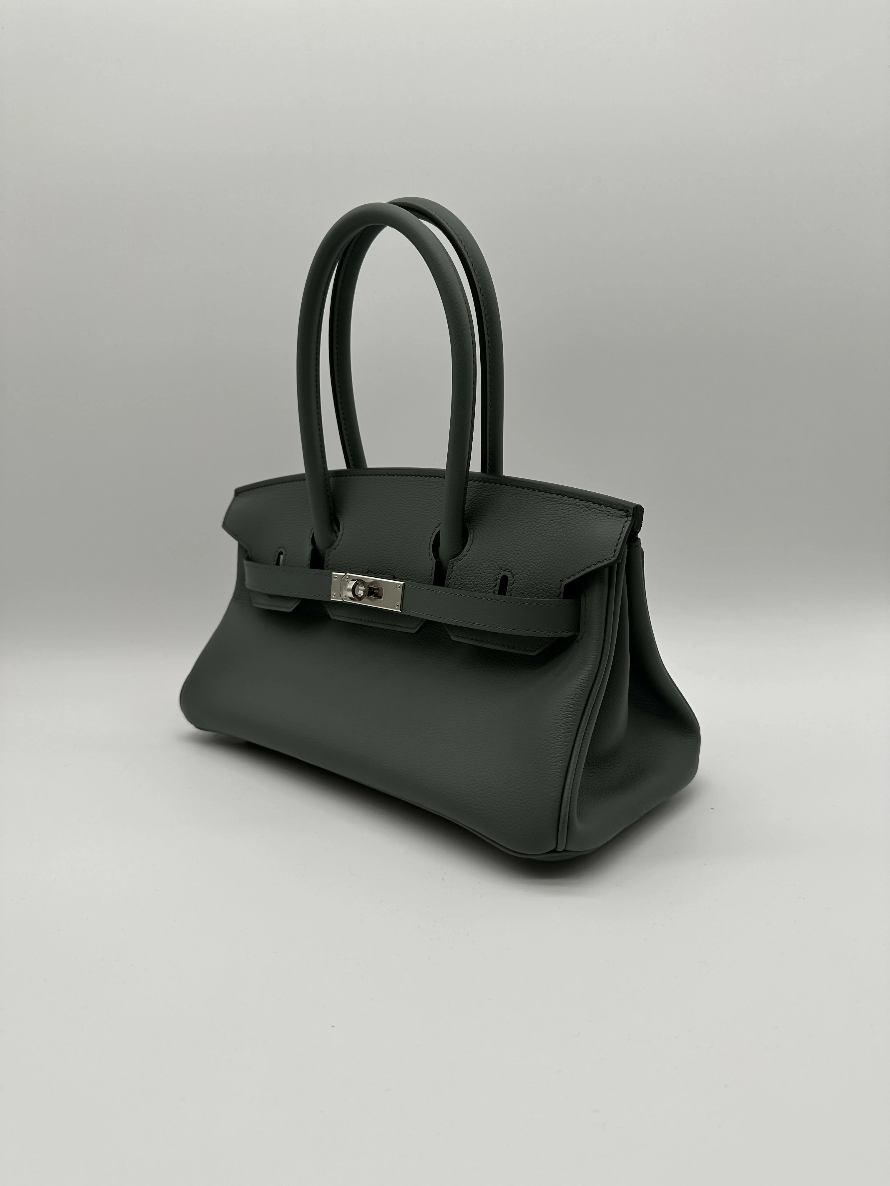 Hermès Birkin Shoulder 29 Vert Amande Evercolor PHW K 2025