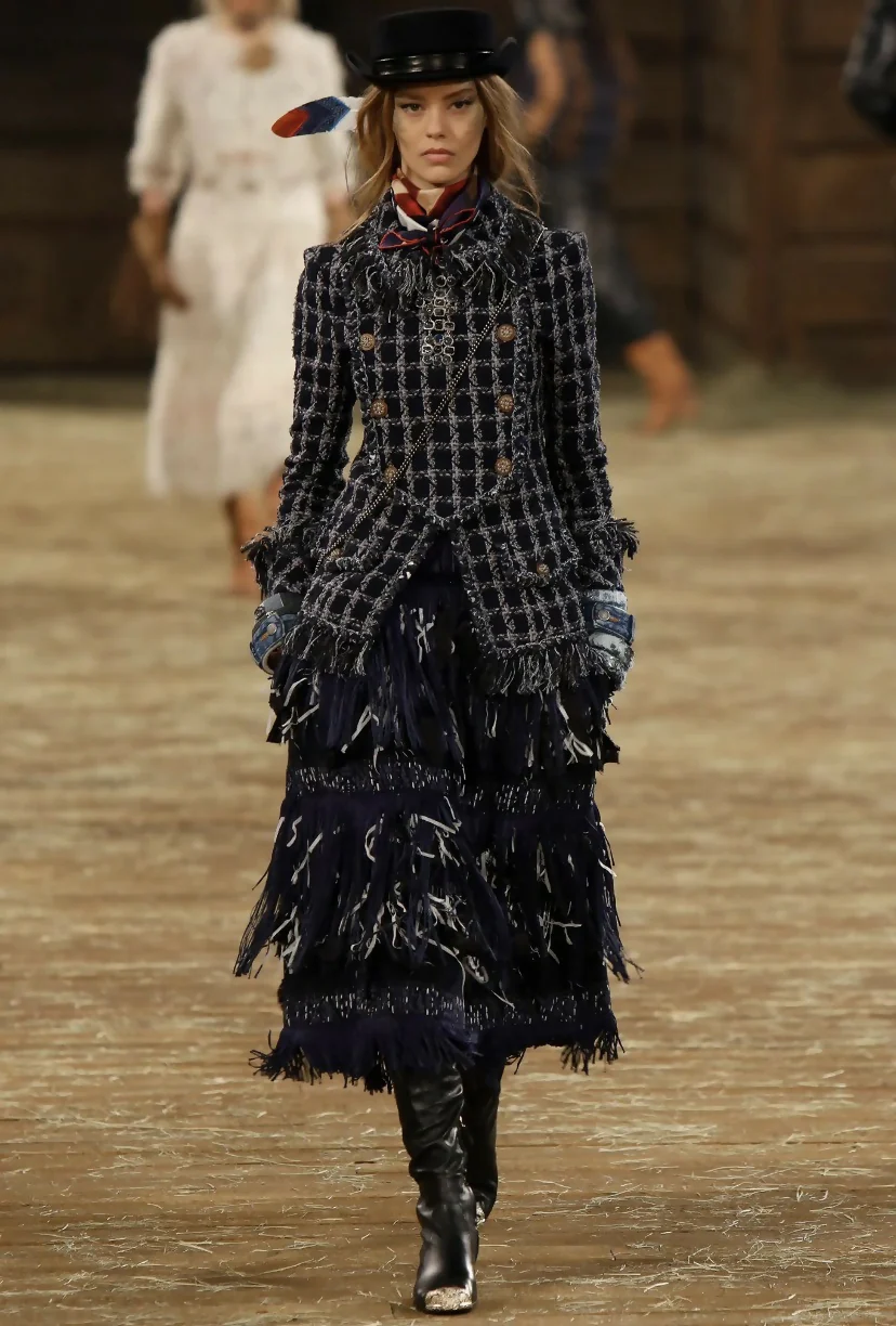 Chanel 14A Paris-Dallas Black Caviar Mini Classic Messenger Flap Bag