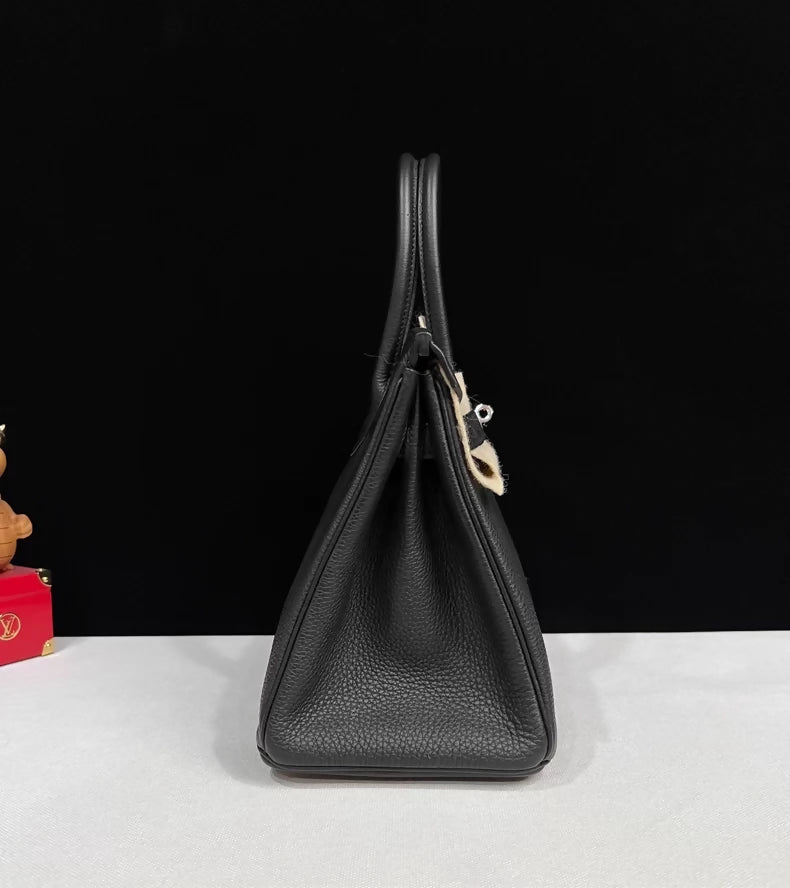 Hermes Birkin 30 Black togo leather palladium hardware