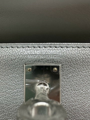 Hermès Kelly 20 Argent Chèvre PHW K 2025
