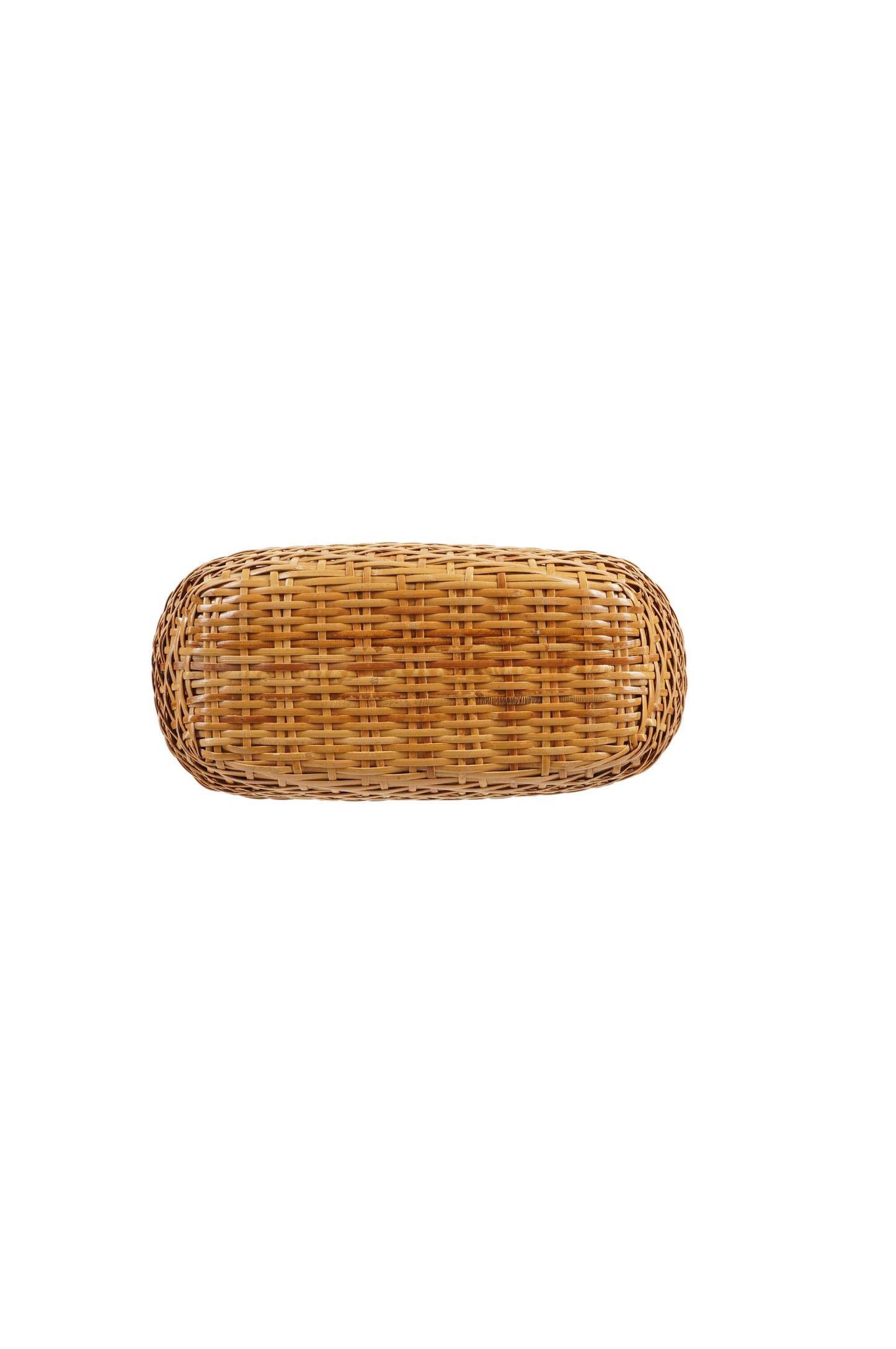Chanel Wicker Basket Bag With Denim Flap Bucket