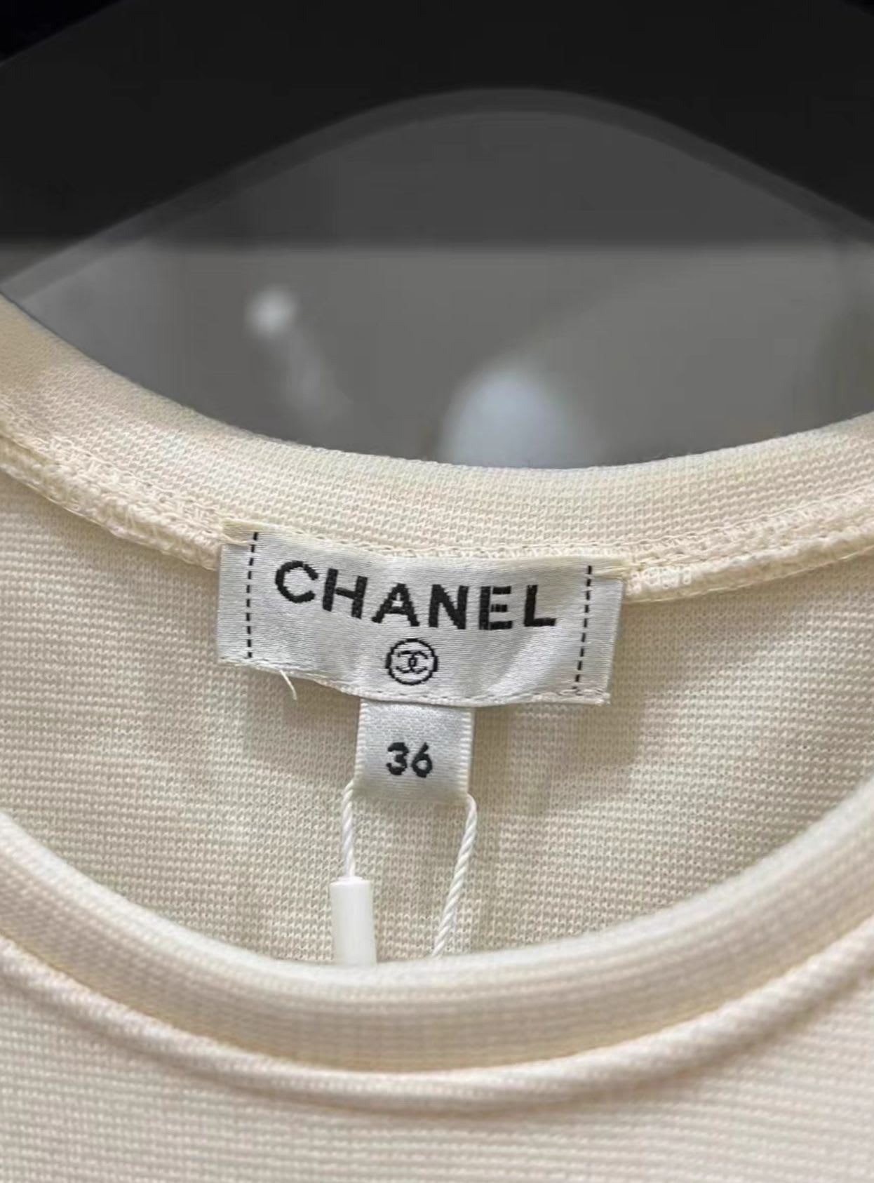 Chanel Jennies  white with black cclogo,