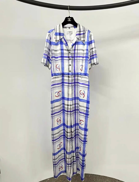 CHANEL Chanel23P silk satin  jumpsuit Size fr40 - Large Jumpsuit - Used fashion item from Top Quality Luxury Designers Bag
