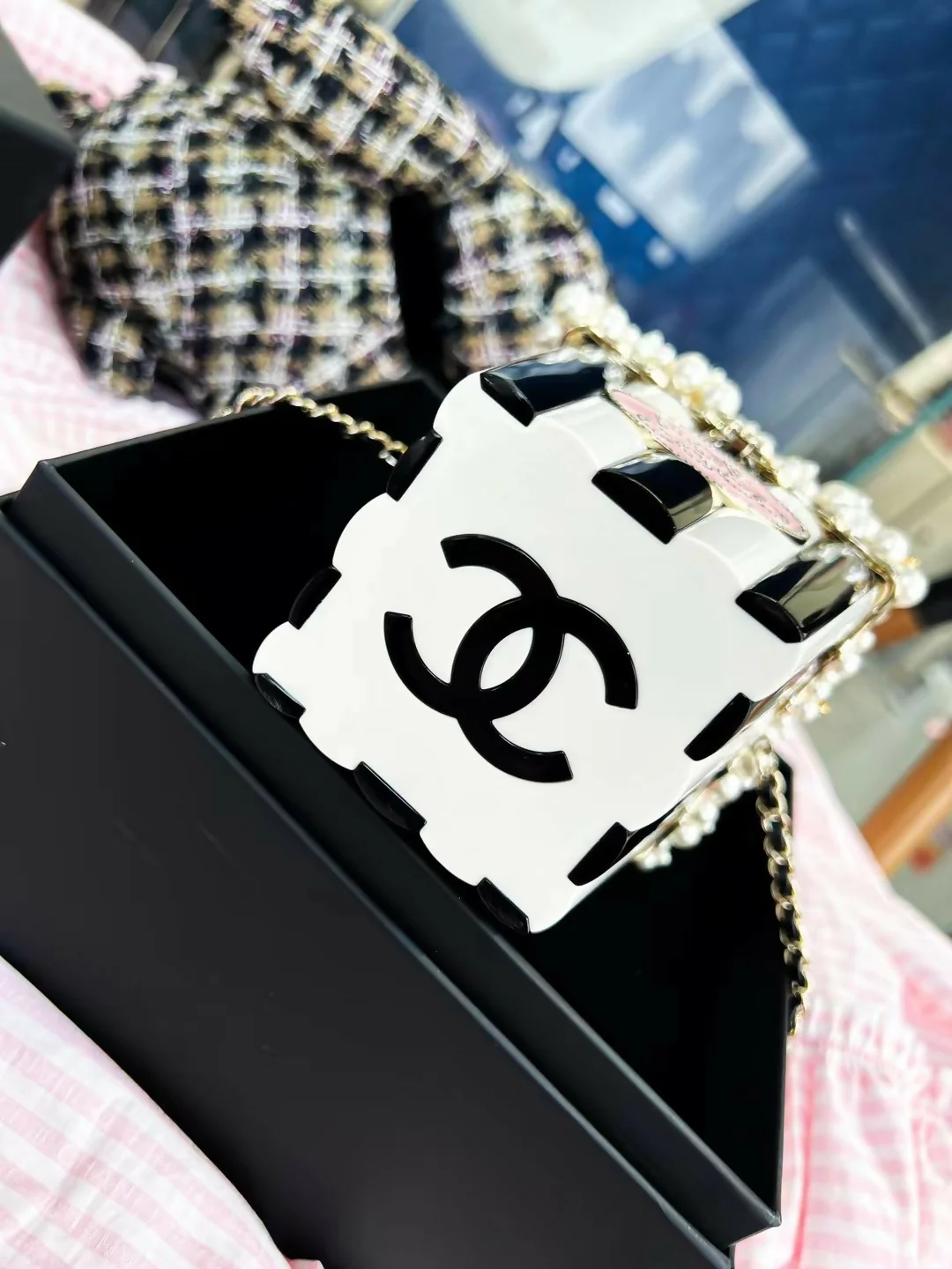 Chanel 2024 popcorn minaudière bag