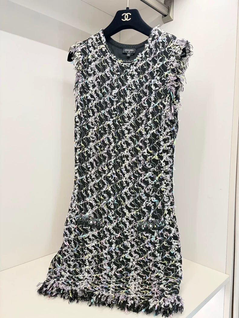 Chanel 22P colorfull tweed Dress