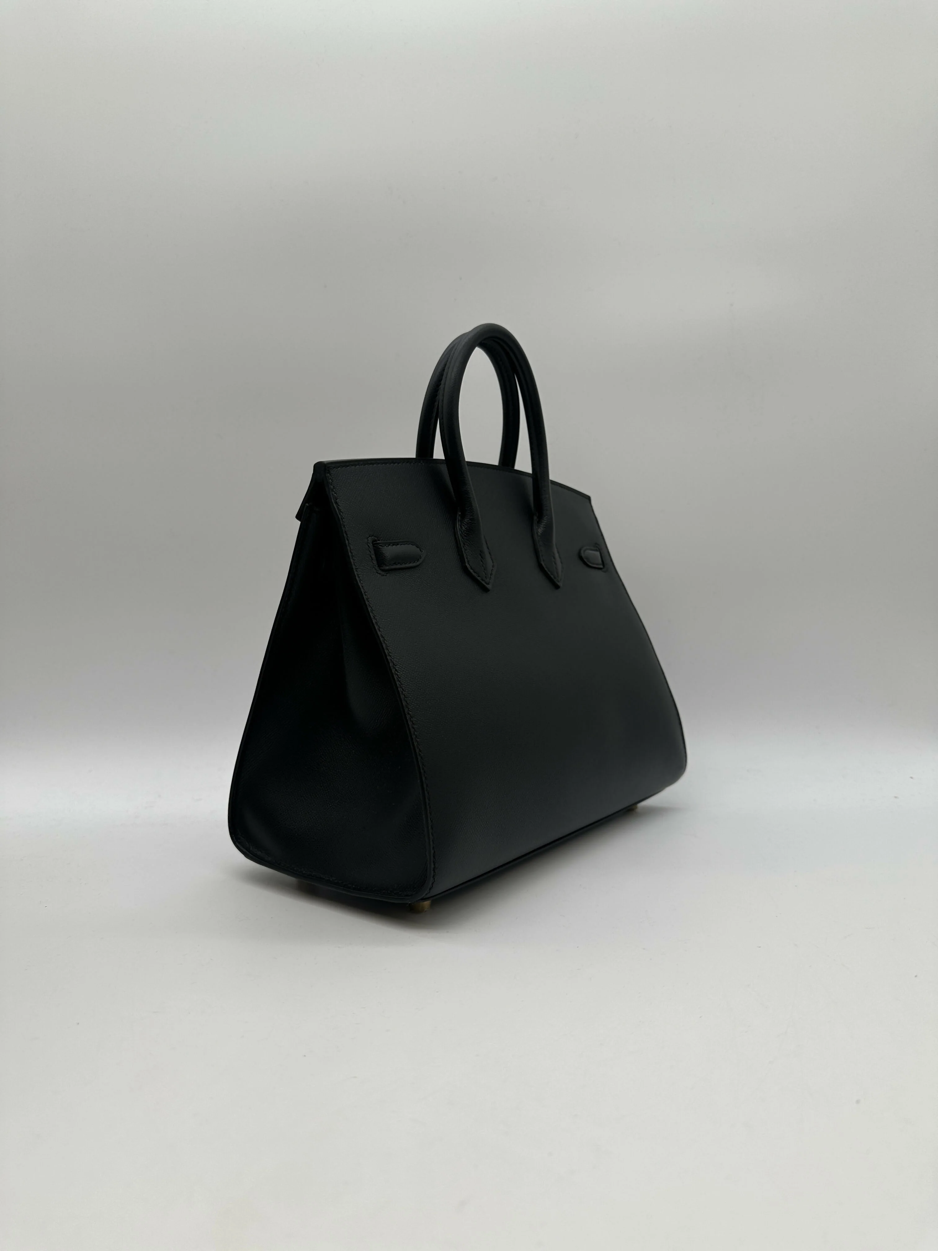Hermès Birkin 25 Black Madame GHW Y 2020