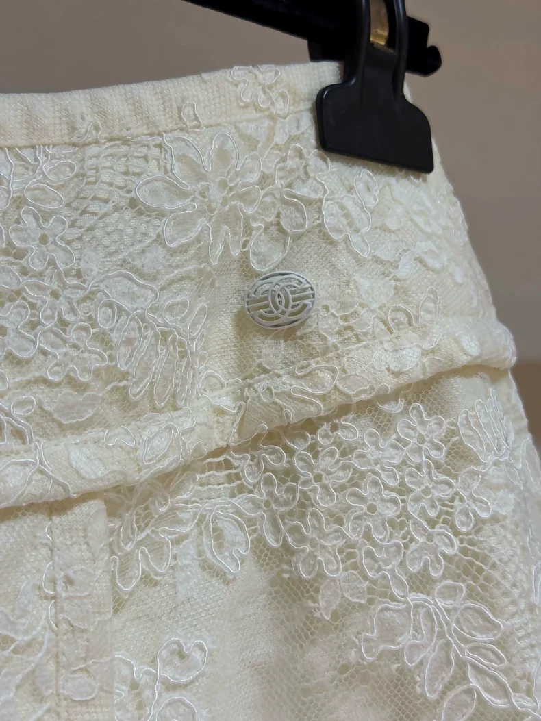 Chanel 20C lace skirt