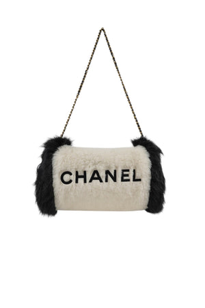 rare Chanel black and white CHANEL hand warmer