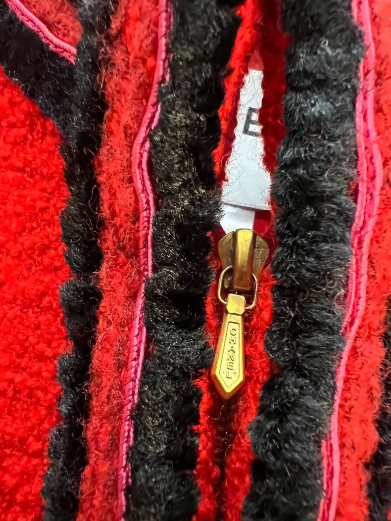 Chanel Paris-Moscow Métiers dArt military-style red jacket