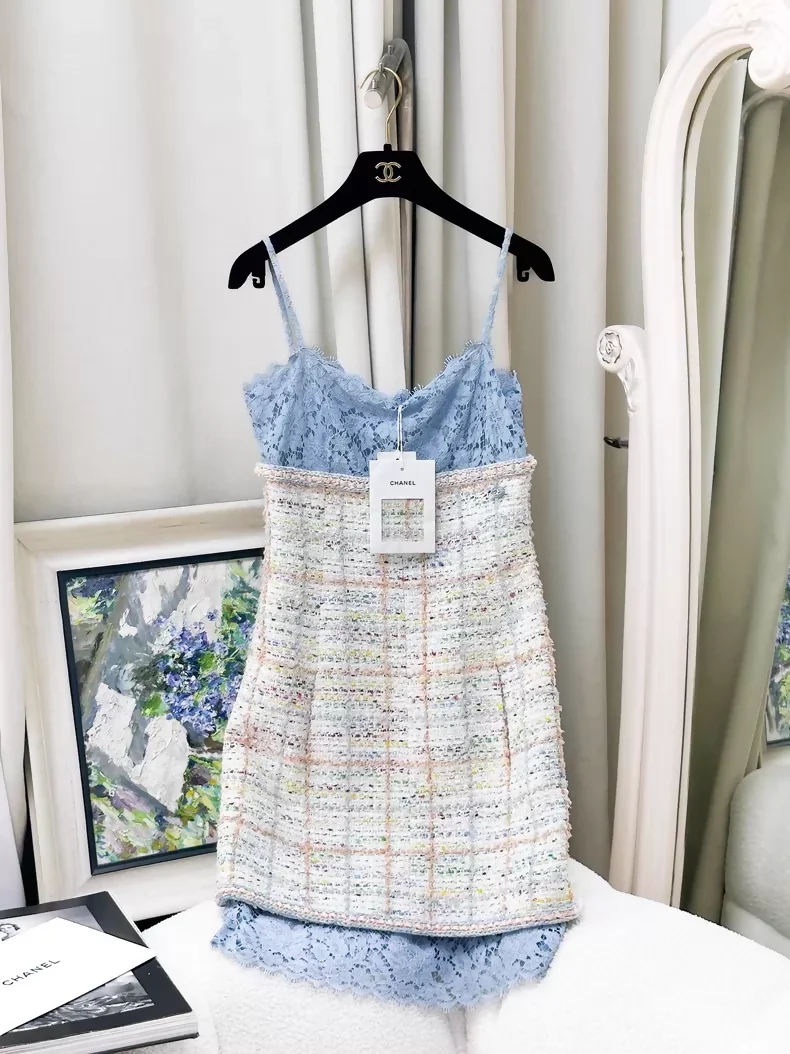 Chanel 19C Colourful tweed Jacket and Dress set