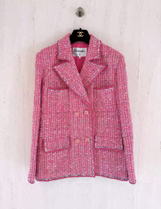 CHANEL Chanel Spring 2019 Ready-to-Wear Collection pink jacket - 34 Jacket - Used fashion item from Top Quality Luxury Designers Bag