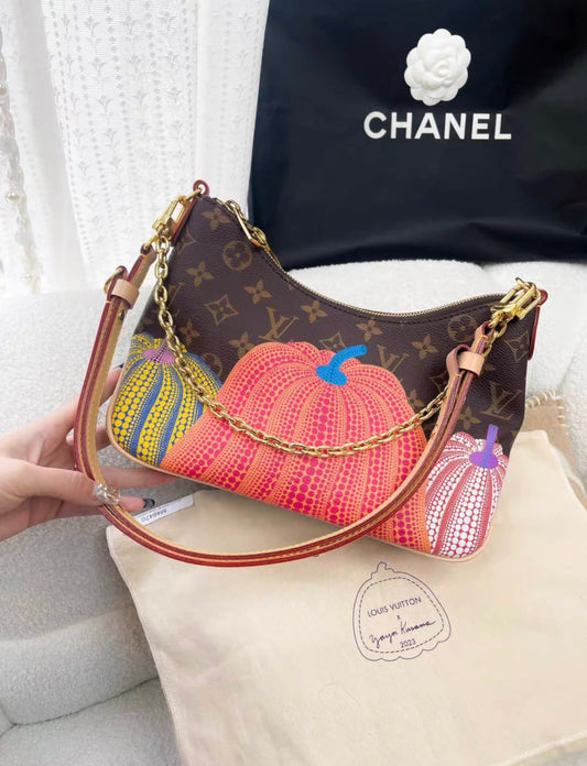 LOUIS VUITTON Louis Vuitton Yayoi Kusama pumpkin shoulder bag - Small Shoulder Bag - Secondhand luxury from Top Quality Luxury Designers Bag