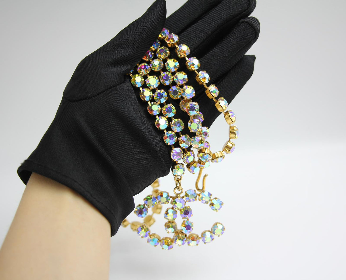 Chanel Vintage 95A Rhinestone Barbie Waist Chain