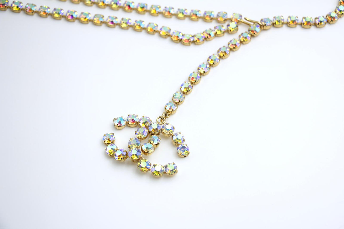 Chanel Vintage 95A Rhinestone Barbie Waist Chain