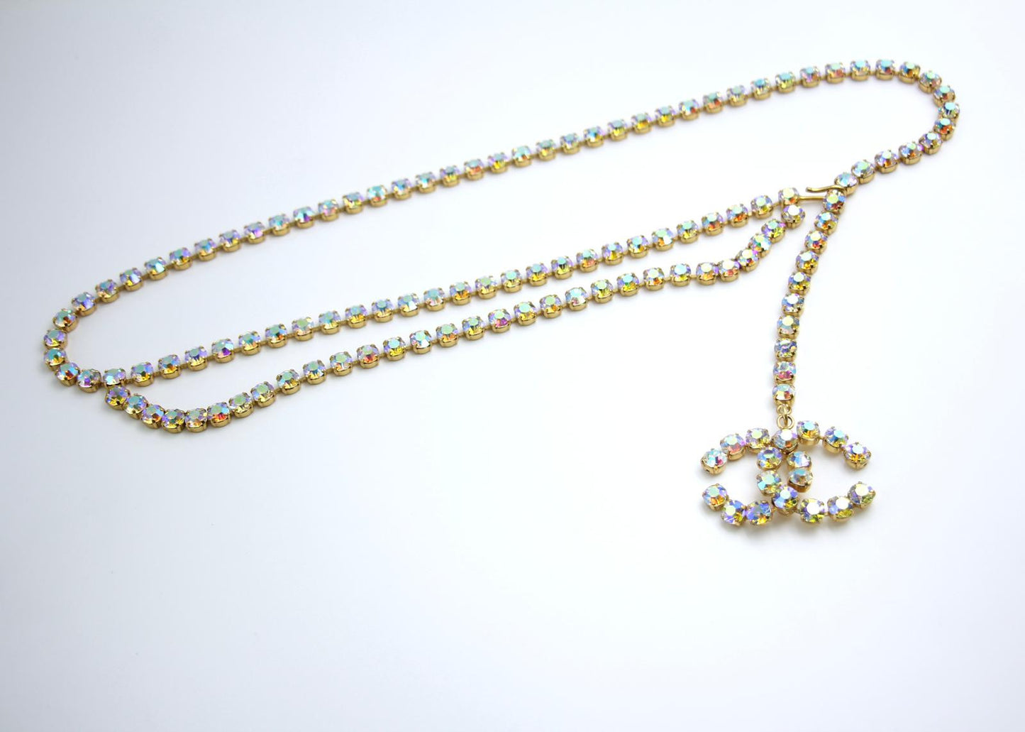 Chanel Vintage 95A Rhinestone Barbie Waist Chain
