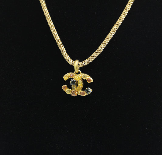 CHANEL Chanel Vintage 01A Colored Glaze Necklace - Onesize Fashion Jewellery - Secondhand luxury from Top Quality Luxury Designers Bag