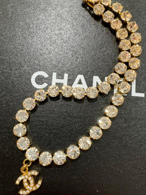 Chanel Vintage 95P Rhinestone Barbie Necklace
