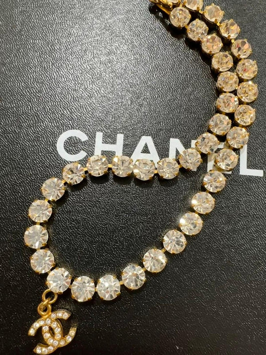 CHANEL Chanel Vintage 95P Rhinestone Barbie Necklace - Onesize Fashion Jewellery - Secondhand luxury from Top Quality Luxury Designers Bag