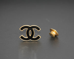 Chanel Vintage 02A Enamel Classic Cc Brooch