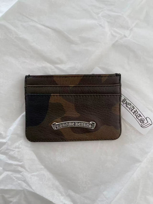 Chrome Hearts camouflage card holder