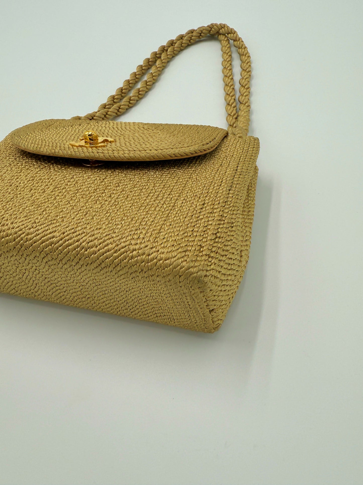 Chanel Vintage 1990s Mini Woven Shoulder Bag