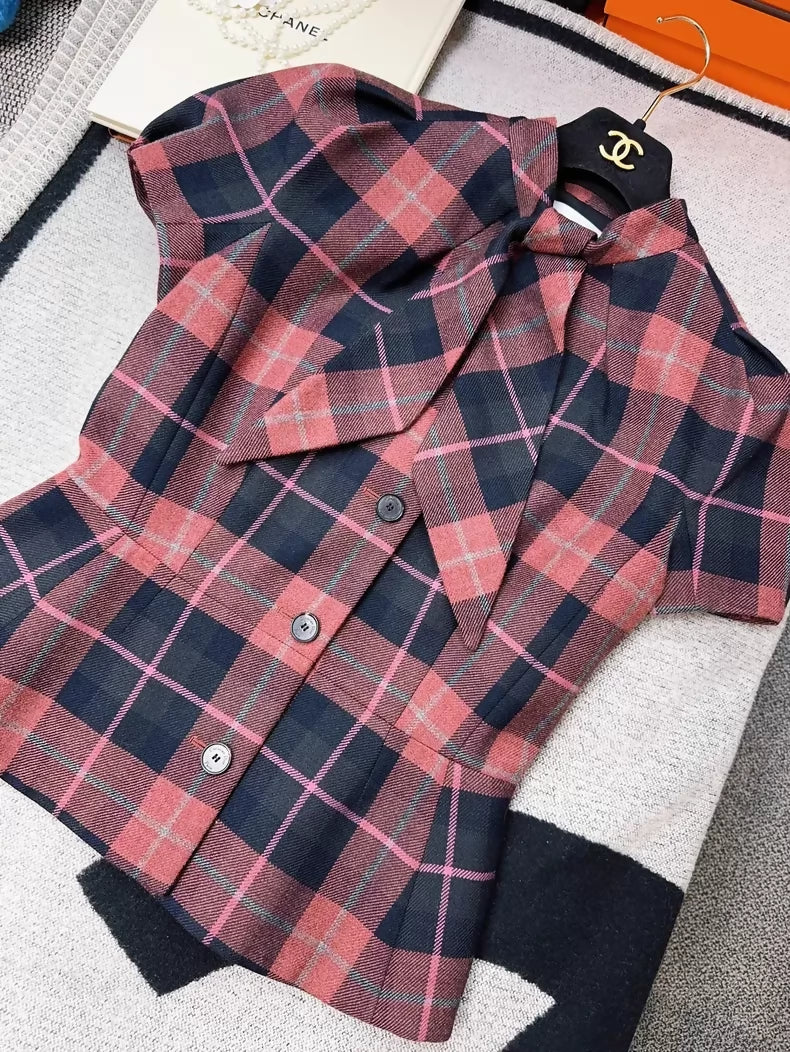 Dior 25S Plaid Wool shirt