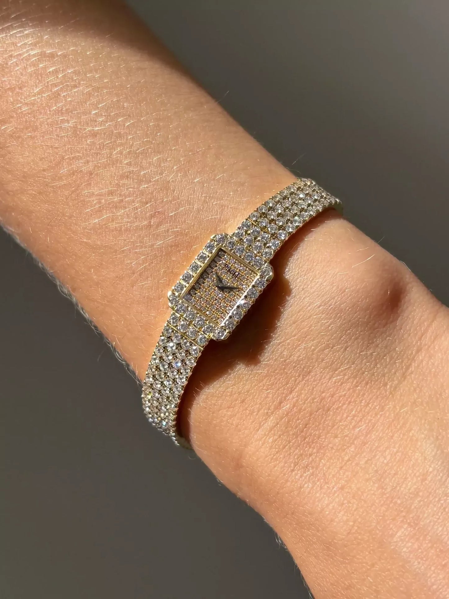 Piaget Mini Tank Diamond Watch, Circa 1990s