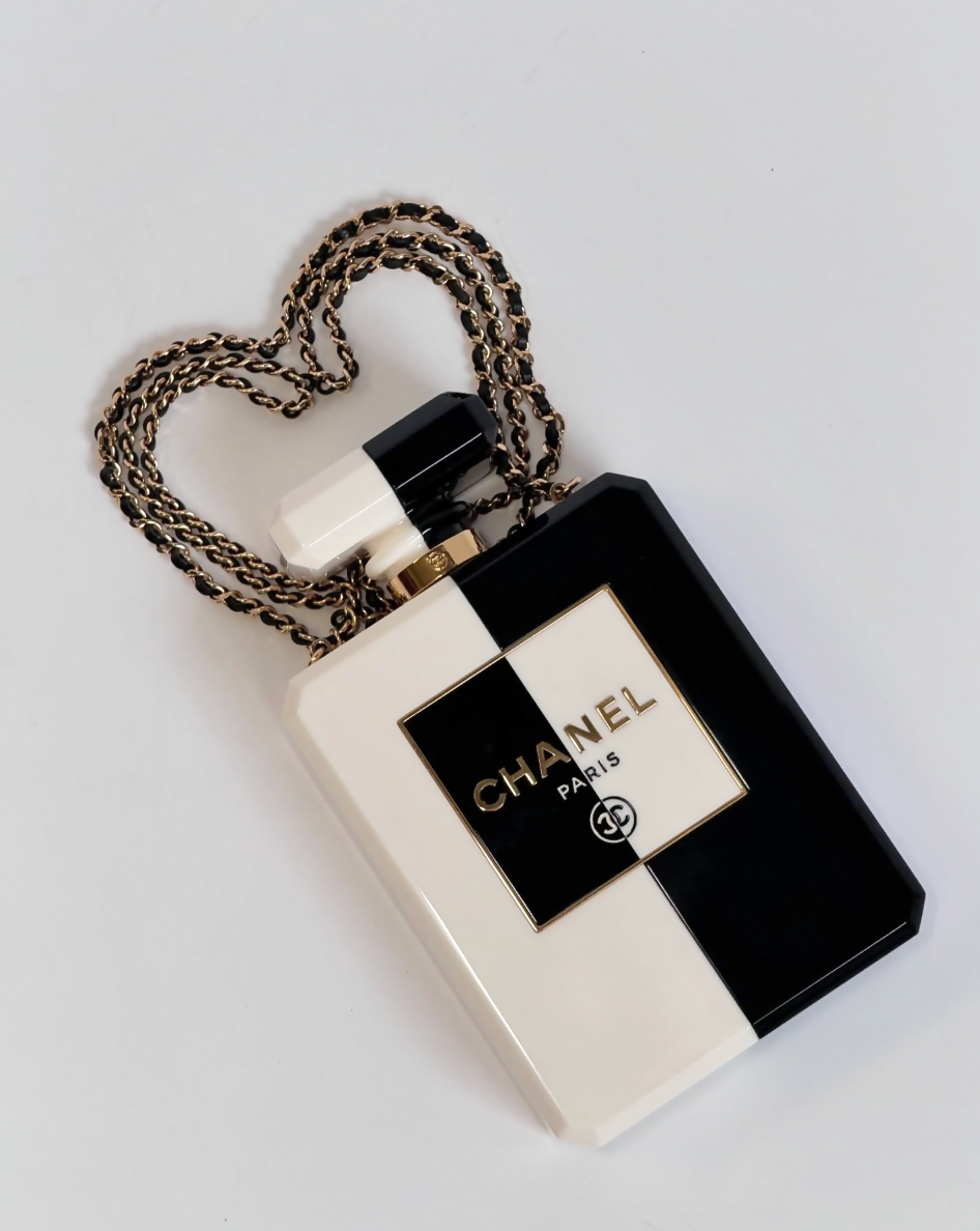 Chanel Limited Edition Lucite Perfume Bottle Minaudière - Fall/Winter 2020