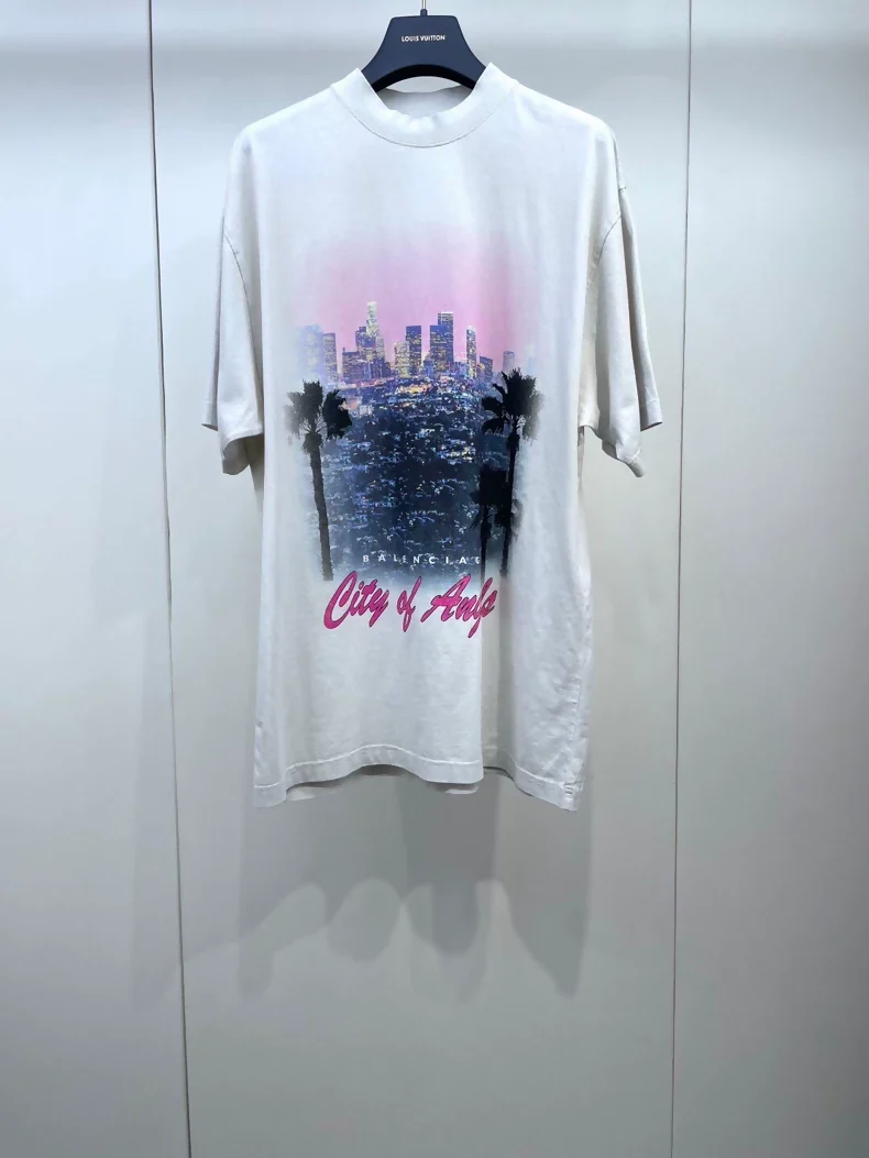 Balenciaga 2025 city of angels Print T-shirt